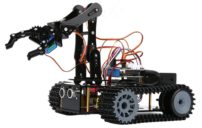 ACEBOTT (China) ACEBOTT 4-in-1 Smart Robot Arm + Tank Car (QD001 + QD004 + QD007) (1)