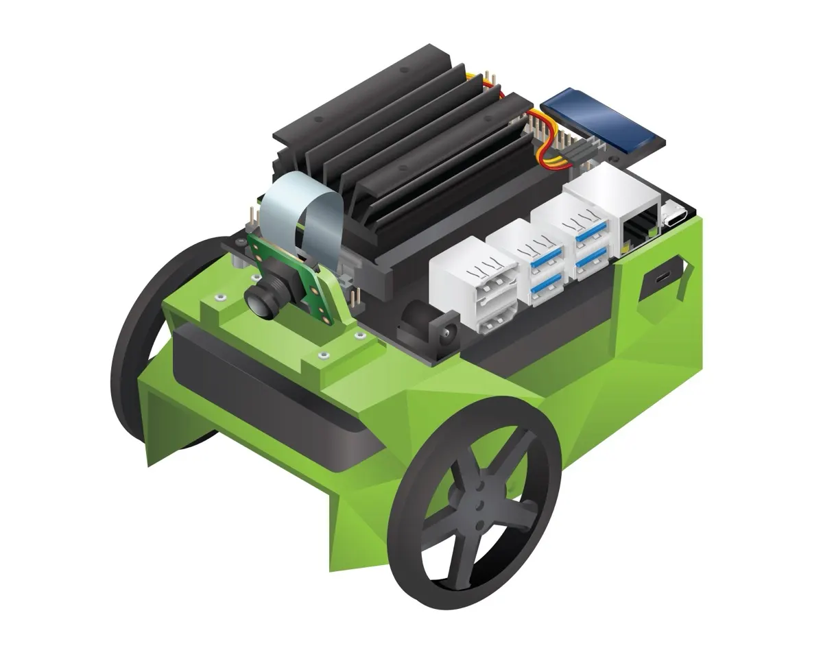 NVIDIA (open reference design; kits by Waveshare, SparkFun and others) NVIDIA JetBot (1)