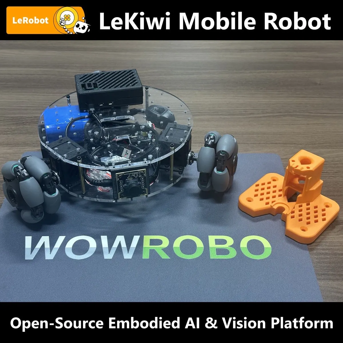 Hugging Face LeRobot + SIGRobotics UIUC (open source) LeKiwi (2)