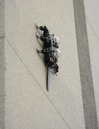 Boston Dynamics with Stanford, CMU, UC Berkeley, Penn and Lewis & Clark (USA) RiSE Climbing Robot (2)